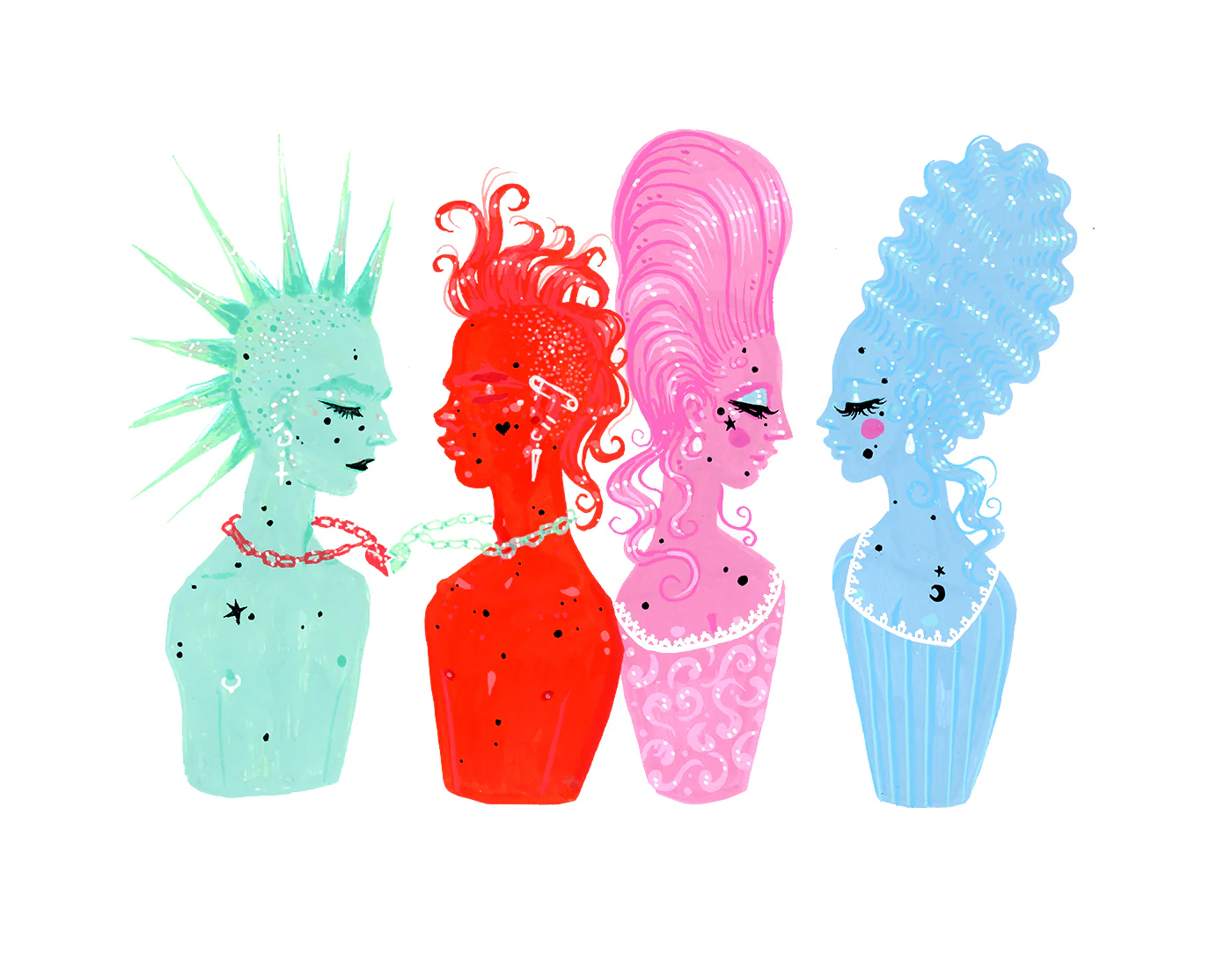 "Beauty Spots" Art Print