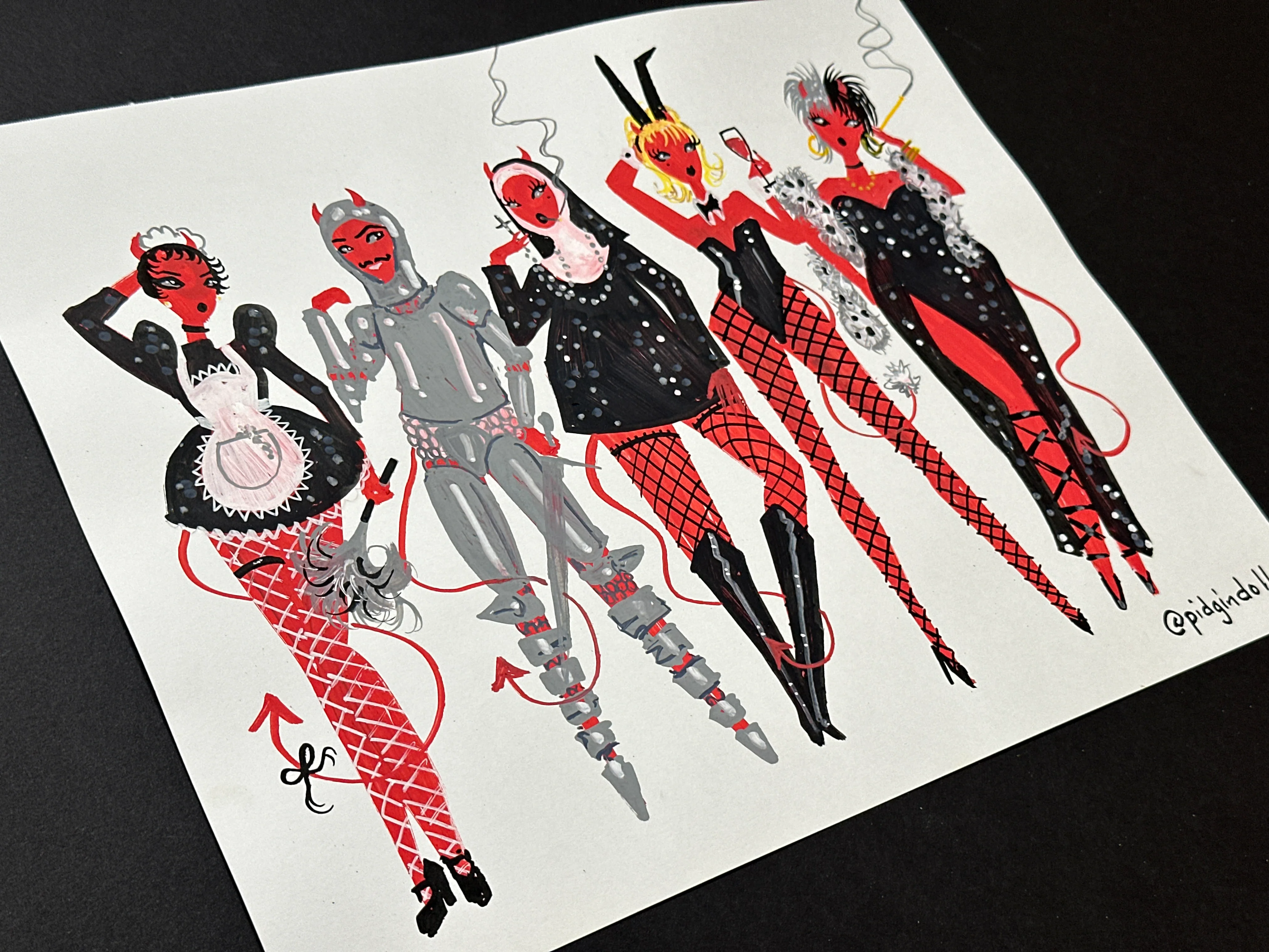 "Devilish" Original Illustration - Image 2