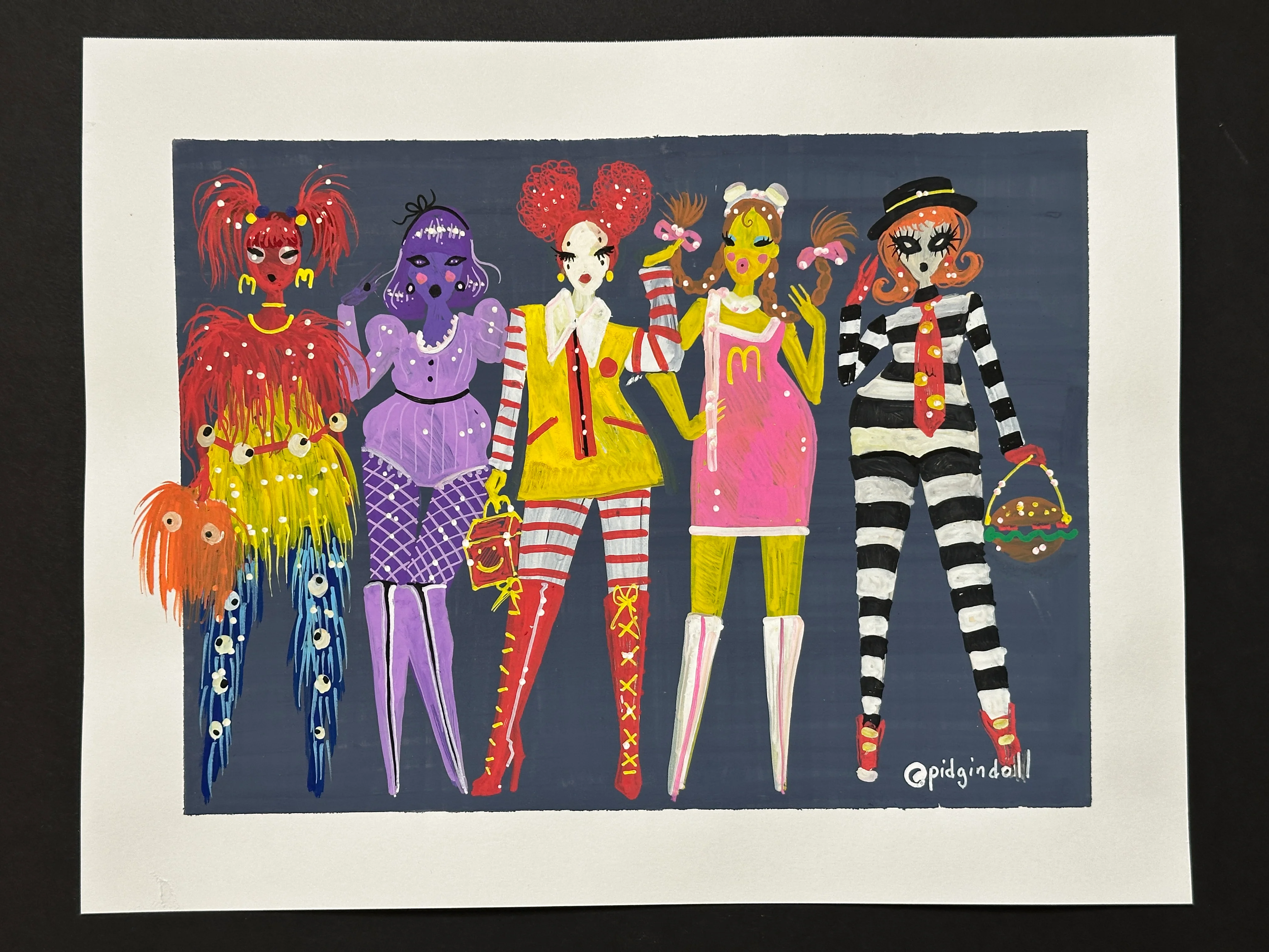 "Fast Food" Original Illustration