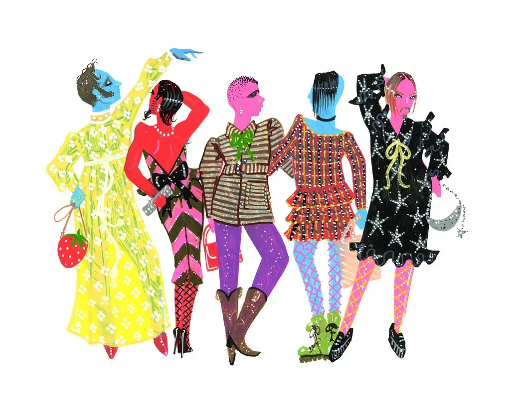 "More Boys in Dresses" Art Print